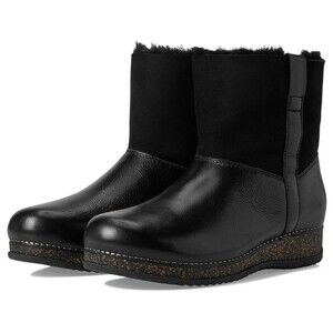 Dansko Mckenzie Leather Shearling Lined Boots Size EU 37 US 6.5-7 NIB $200 BLACK
